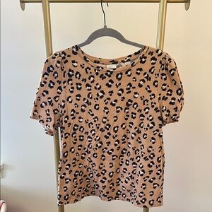 Leopard Print Women's Top